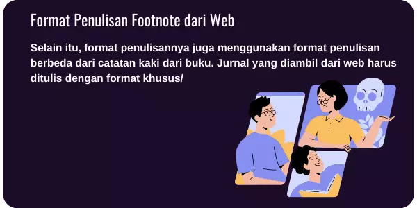 cara membuat footnote dari web