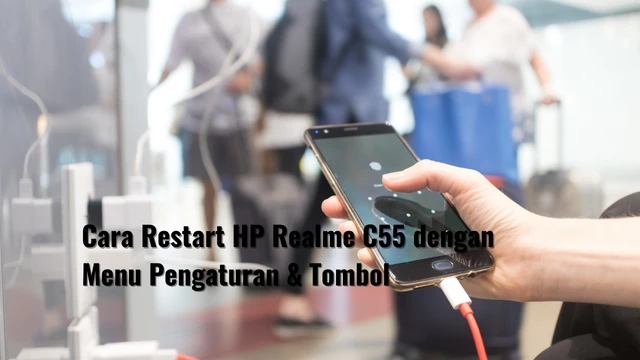 Cara Restart HP Realme C55 dengan Menu Pengaturan & Tombol
