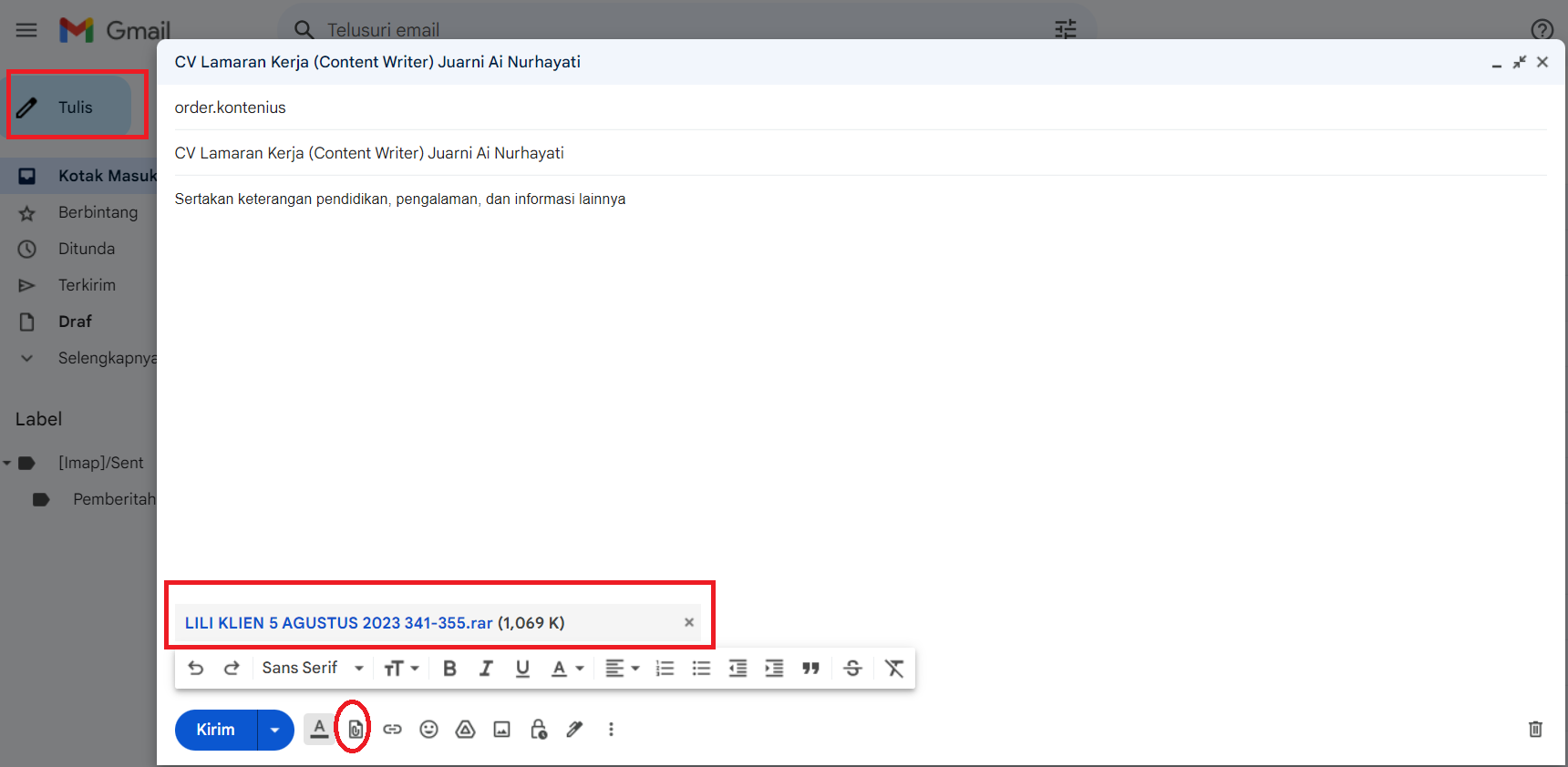 6 Cara Mengirim Email Gmail Khusus Lamaran Kerja
