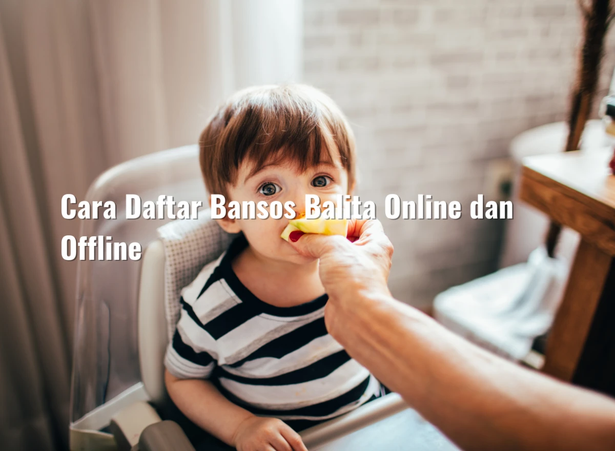Cara Daftar Bansos Balita Online dan Offline