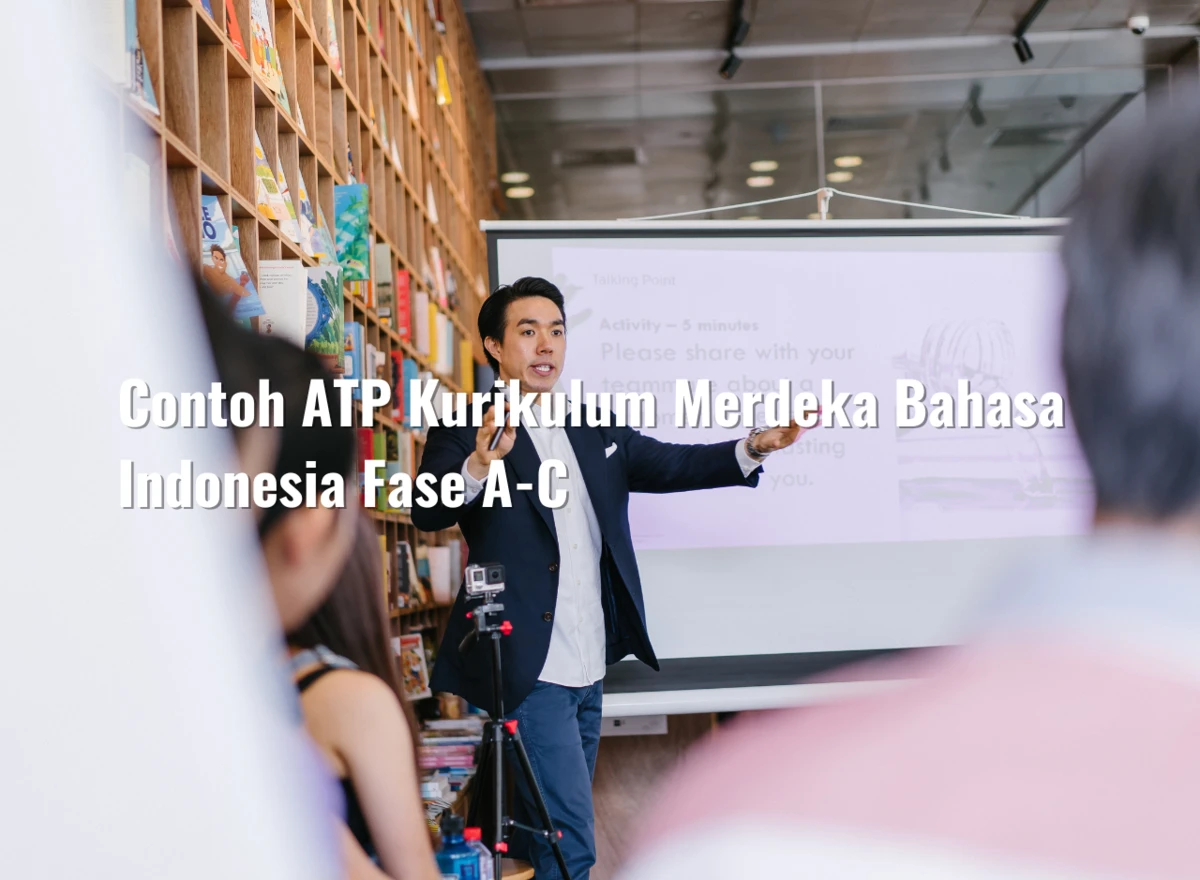 Contoh ATP Kurikulum Merdeka Bahasa Indonesia Fase A-C