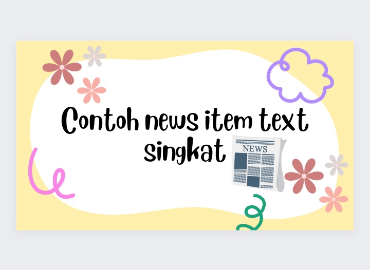 Contoh News Item Text Singkat